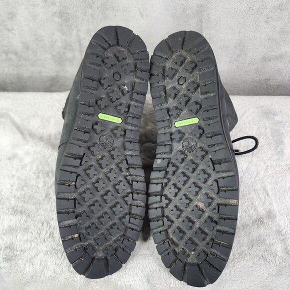 Mens Black Timberland Nubuck & Fleece-Lined Lace-Up Boots Size 11.5M - Picture 10 of 10